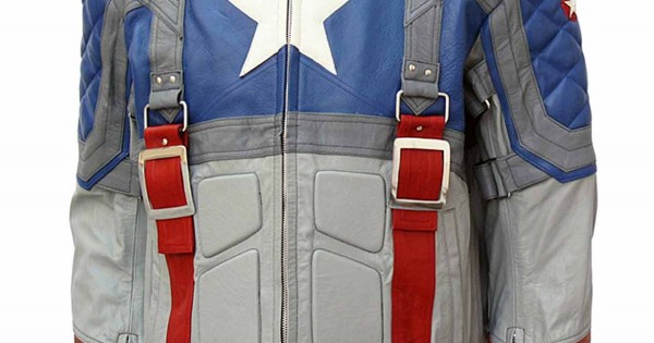 Captain America The First Avenger Blue Jacket Costume